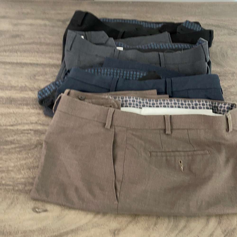 4 pair Michael Kors dress pants